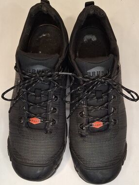 Brunt The Ryng Men’s BlackComp Toe Work Shoes Durable Mesh Low-Top Sneakers